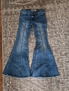 Girls’s Flared Blue Denim Jeans